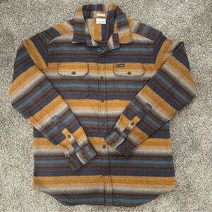 Columbia Omni-Tech flannel shirt in multi-coloured stripes